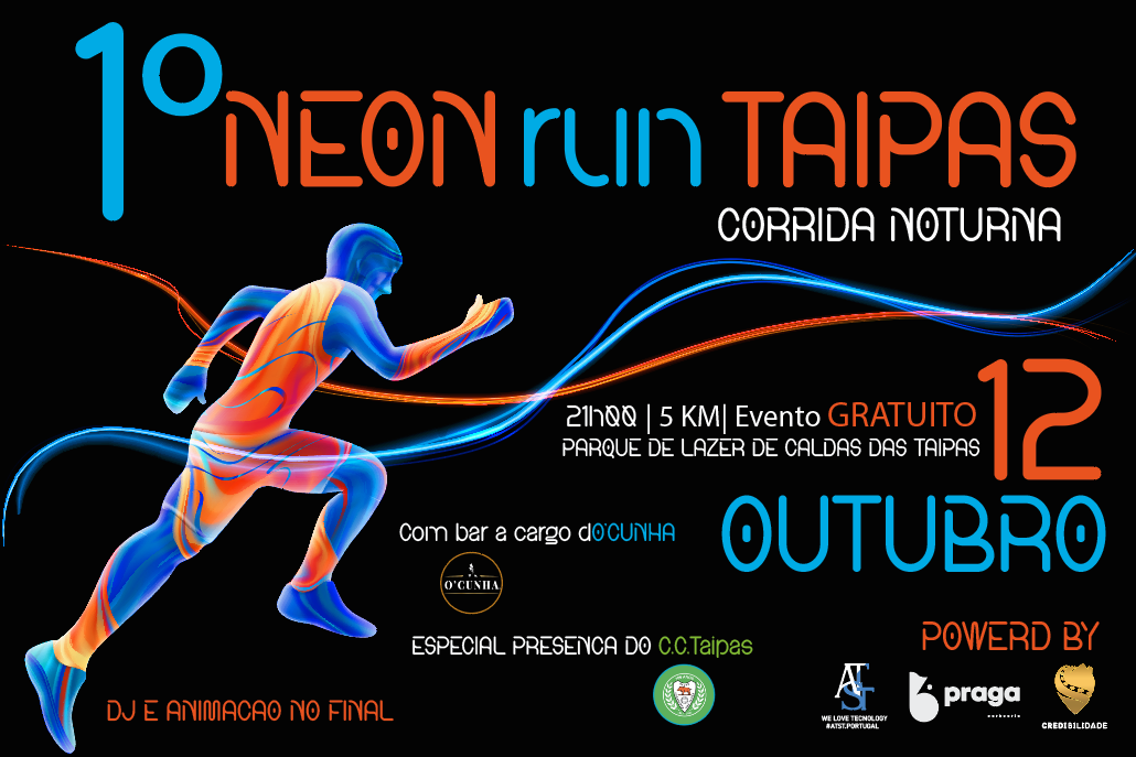 1ª Neon Run nas Taipas